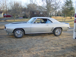 1969 Cortez Silver Stock Z-28 Camaro